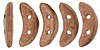 CzechMates Crescent 10 x 3mm (loose) : ColorTrends: Saturated Metallic Copper