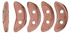 CzechMates Crescent 10 x 3mm (loose) : ColorTrends: Saturated Metallic Lt Copper