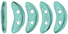 CzechMates Crescent 10 x 3mm (loose) : ColorTrends: Saturated Metallic Island Paradise
