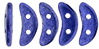 CzechMates Crescent 10 x 3mm (loose) : ColorTrends: Saturated Metallic Lapis Blue