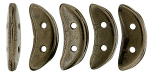 CzechMates Crescent 10 x 3mm (loose) : Dk Bronze