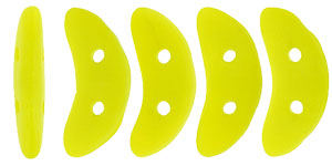 CzechMates Crescent 10 x 3mm (loose) : Matte - Chartreuse