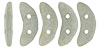 CzechMates Crescent 10 x 3mm (loose) : ColorTrends: Opaque Lilac Gray