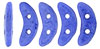 CzechMates Crescent 10 x 3mm (loose) : ColorTrends: Opaque Snorkel Blue