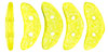 CzechMates Crescent 10 x 3mm (loose) : Color Trends: Buttercup