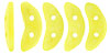 CzechMates Crescent 10 x 3mm (loose) : ColorTrends: Opaque Buttercup