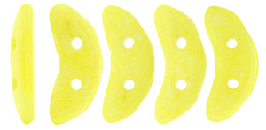 CzechMates Crescent 10 x 3mm (loose) : ColorTrends: Opaque Buttercup