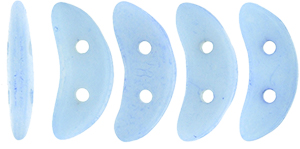 CzechMates Crescent 10 x 3mm (loose) : ColorTrends: Opaque Airy Blue