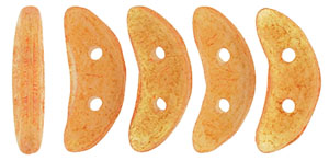 CzechMates Crescent 10 x 3mm (loose) : Pacifica - Milky Tangerine