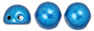 CzechMates Cabochon 7mm (loose)  : ColorTrends: Saturated Metallic Nebulas Blue
