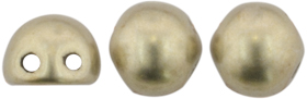 CzechMates Cabochon 7mm (loose) : ColorTrends: Sueded Gold Cloud Dream