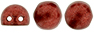 CzechMates Cabochon 7mm (loose) : ColorTrends: Saturated Metallic Aurora Red