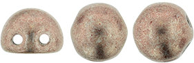 CzechMates Cabochon 7mm (loose) : ColorTrends: Saturated Metallic Pale Dogwood