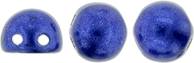 CzechMates Cabochon 7mm (loose) : ColorTrends: Saturated Metallic Lapis Blue