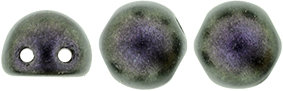 CzechMates Cabochon 7mm (loose) : Polychrome - Black Currant