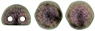 CzechMates Cabochon 7mm (loose) : Polychrome - Pink Olive