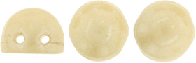 CzechMates Cabochon 7mm (loose) : Luster - Opaque Champagne