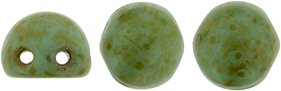 CzechMates Cabochon 7mm (loose) : Turquoise - Picasso