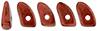 Prong 6 x 3mm (loose) : ColorTrends: Saturated Metallic Aurora Red