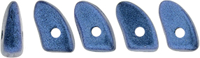 Prong 6 x 3mm (loose) : Metallic Suede - Blue