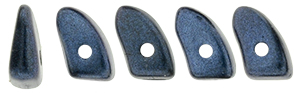 Prong 6 x 3mm (loose) : Metallic Suede - Dk Blue