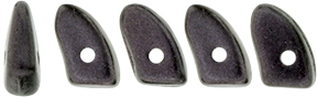 Prong 6 x 3mm (loose) : Metallic Suede - Dk Plum