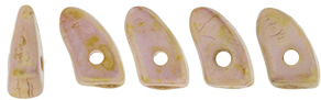 Prong 6 x 3mm (loose) : Luster - Opaque Rose/Gold Topaz