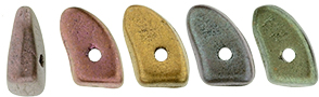 Prong 6 x 3mm (loose) : Matte - Metallic Bronze Iris