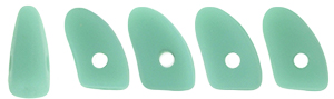 Prong 6 x 3mm (loose) : Matte - Opaque Turquoise