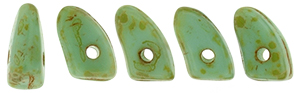 Prong 6 x 3mm (loose) : Turquoise - Picasso