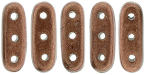 CzechMates Beam 10 x 3mm (loose) : ColorTrends: Saturated Metallic Potter's Clay