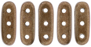 CzechMates Beam 10 x 3mm (loose) : ColorTrends: Saturated Metallic Warm Taupe