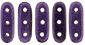 CzechMates Beam 10 x 3mm (loose) : Metallic Suede - Purple