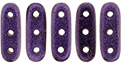 CzechMates Beam 10 x 3mm (loose) : Metallic Suede - Purple
