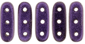 CzechMates Beam 10 x 3mm (loose) : Metallic Suede - Purple