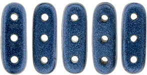 CzechMates Beam 10 x 3mm (loose) : Metallic Suede - Blue