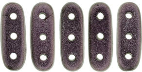 CzechMates Beam 10 x 3mm (loose) : Metallic Suede - Pink