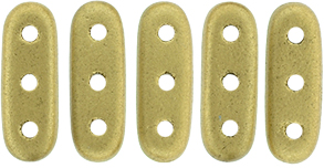 CzechMates Beam 10 x 3mm (loose) : Matte - Metallic Flax