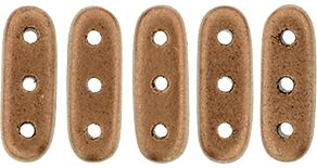 CzechMates Beam 10 x 3mm (loose) : Matte - Metallic Copper