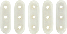 CzechMates Beam 10 x 3mm (loose) : Luster - Opaque White