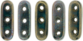 CzechMates Beam 10 x 3mm (loose) : Oxidized Bronze