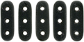 CzechMates Beam 10 x 3mm (loose) : Matte - Jet