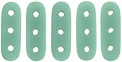 CzechMates Beam 10 x 3mm (loose) : Matte - Opaque Turquoise