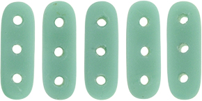 CzechMates Beam 10 x 3mm (loose) : Matte - Opaque Turquoise