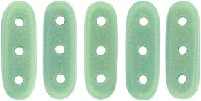 CzechMates Beam 10 x 3mm (loose) : Sueded Gold Turquoise