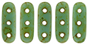 CzechMates Beam 10 x 3mm (loose) : Turquoise - Picasso