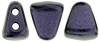 NIB-BIT 6 x 5mm (loose) : Metallic Suede - Dk Purple