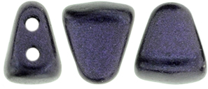 NIB-BIT 6 x 5mm (loose) : Metallic Suede - Dk Purple