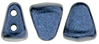 NIB-BIT 6 x 5mm (loose) : Metallic Suede - Dk Blue