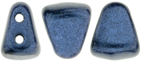 NIB-BIT 6 x 5mm (loose) : Metallic Suede - Dk Blue